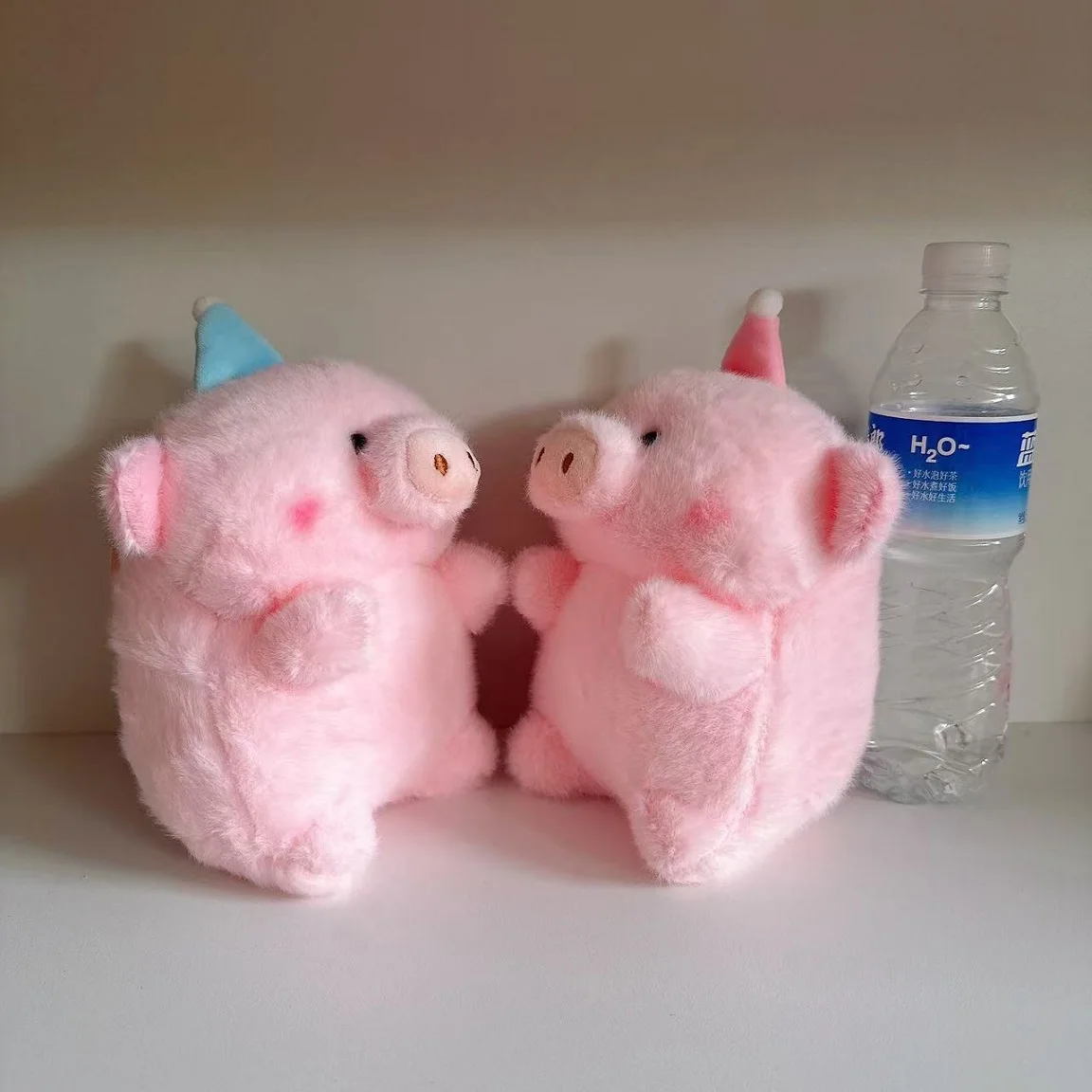 2025 3 pieces of new pig plush toy cartoon stuffed animal plush toy figures, 23cm