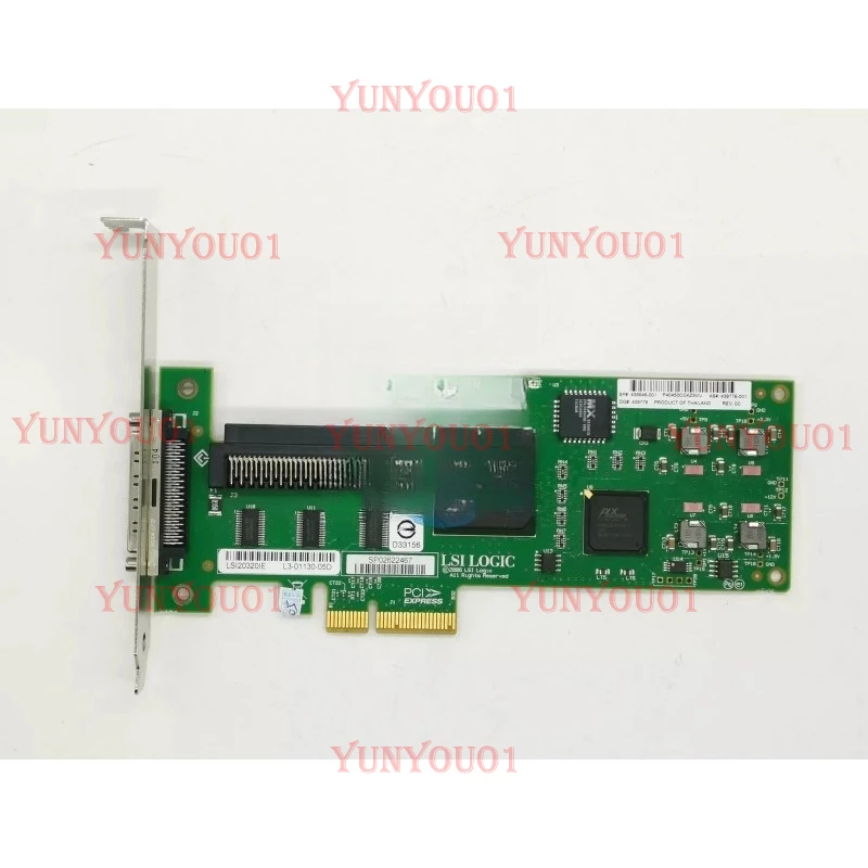 LSI Logic SCSI LVD/SE Controller PCI Express X4 LSI20320IE 439946-001 Tested