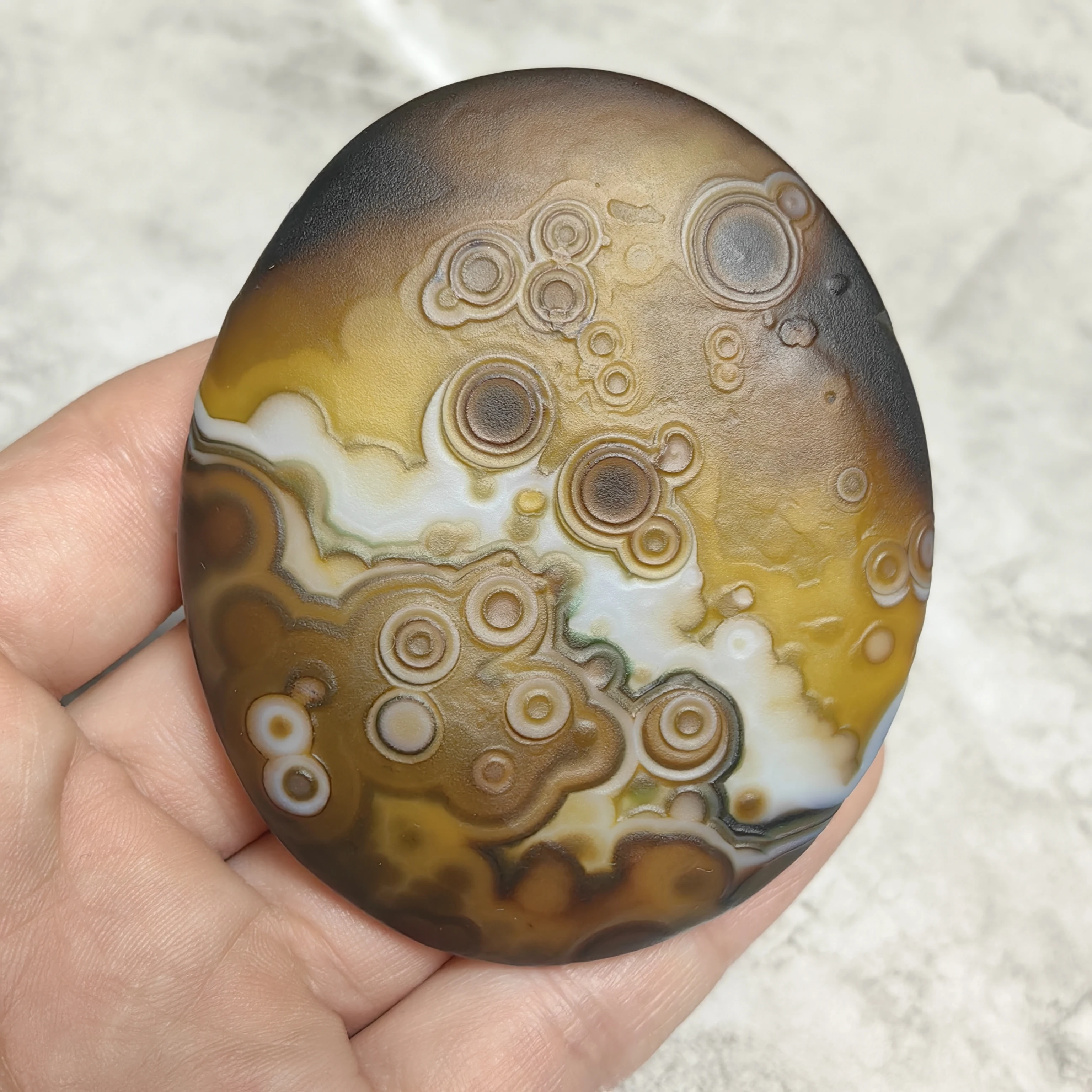 Pure Natural Divine Eye Agate Unprocessed Sardonyx for DIY Jewelry, Reiki Healing, Home Decor, Stress Relief & Ward Off Evil