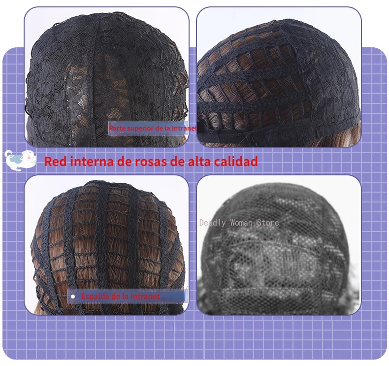 Jujutsu Kaisen Inumaki Toge Peluca de Cosplay de Anime, pelo corto de 28cm, pelucas sintéticas resistentes al calor