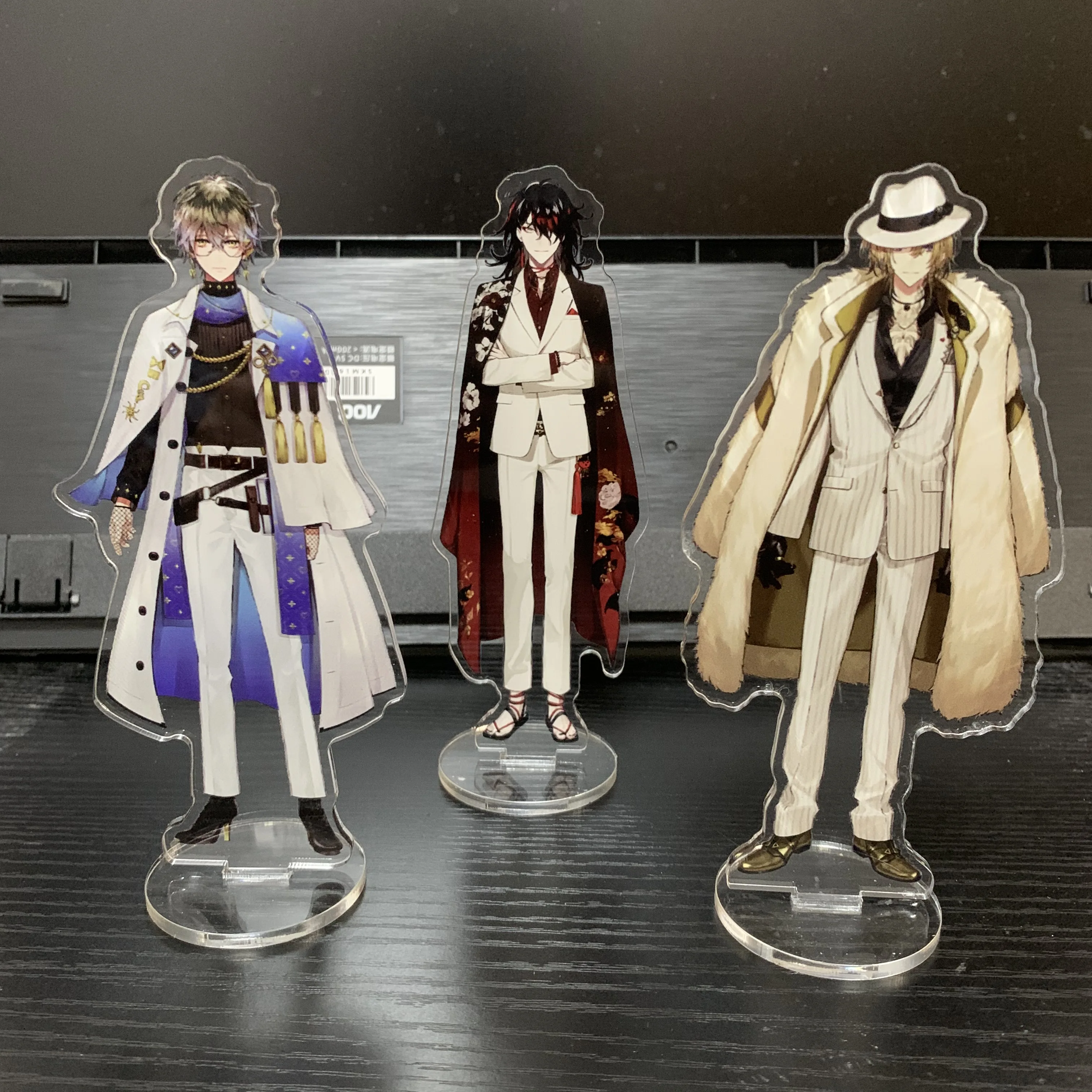 Anime Nijisanji Rainbow Society Vtuber Youtuber Acrylic Figure Stand Model Plate Fuwa Minato Saegusa Akina Hayato Fans Gift 15CM