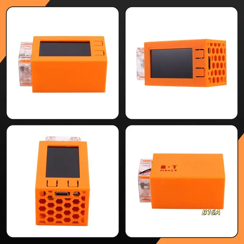 3X Per Nerdminer V2 Pro Miner 78KH/S Mini Bitcoin Lottery Miner Con Ventola Luminosa BTC Lotteria Solo Mining Miner Arancione