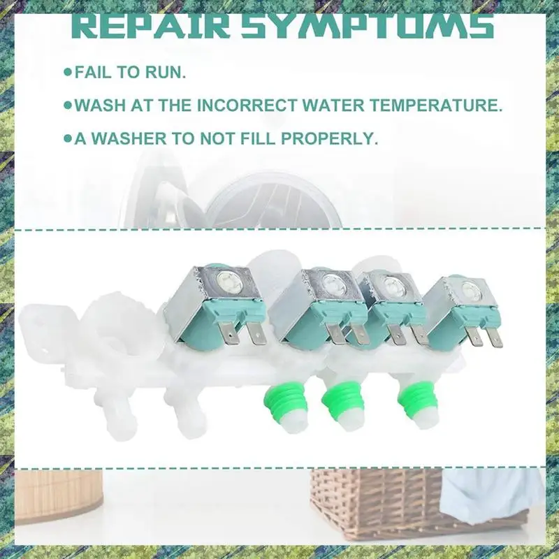 

Nana DC97-15459G Water Inlet Valve For SAMSUNG Washer Replaces AP5623056 PS4220861 EAP4220861 3276197,WA456DRHDSU WA48J7700AW