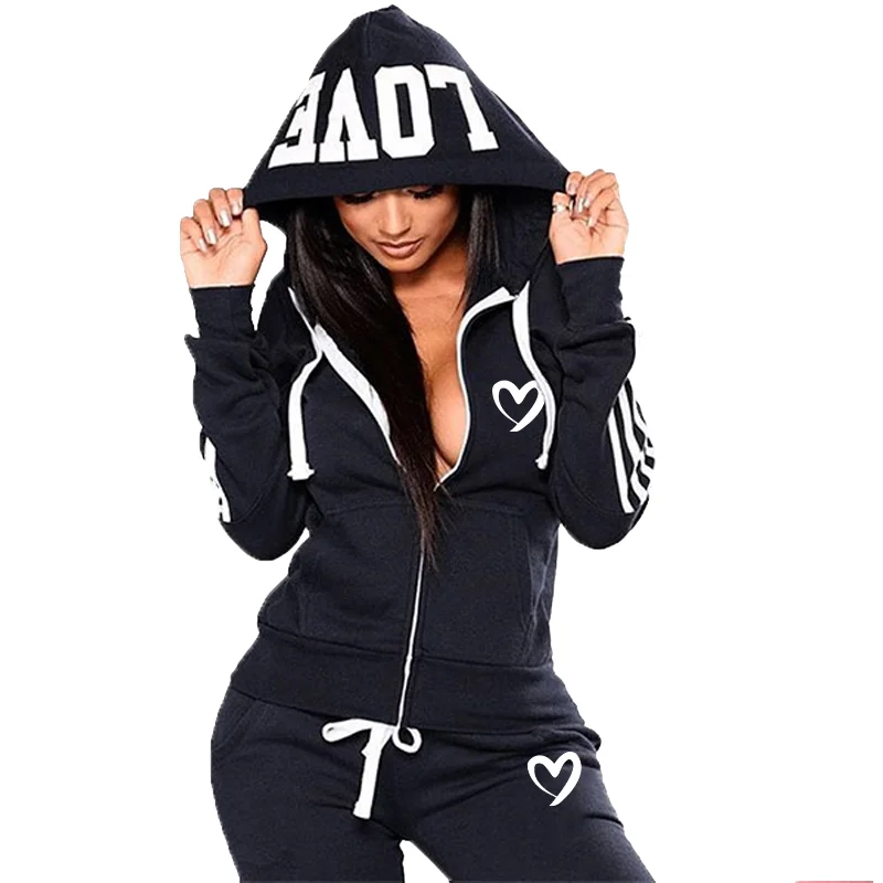 Off-Duty Love Graphic Fleece Tracksuit. S97a1aeccf07d4279a8eabda1f52f9e17A