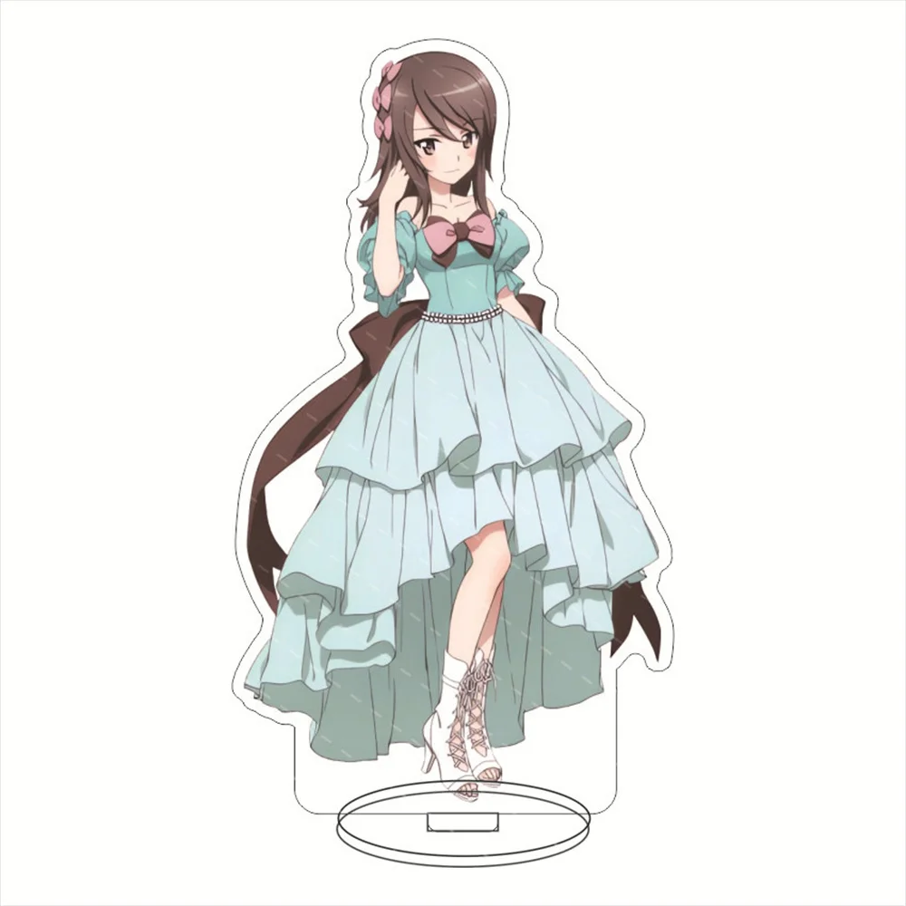 Game GIRLS Und PANZER Acrylic Stand Anime Miho Nishizumi Shiho Chiyo Shimada Figure Model Plate Cosplay friend Toy for Gift