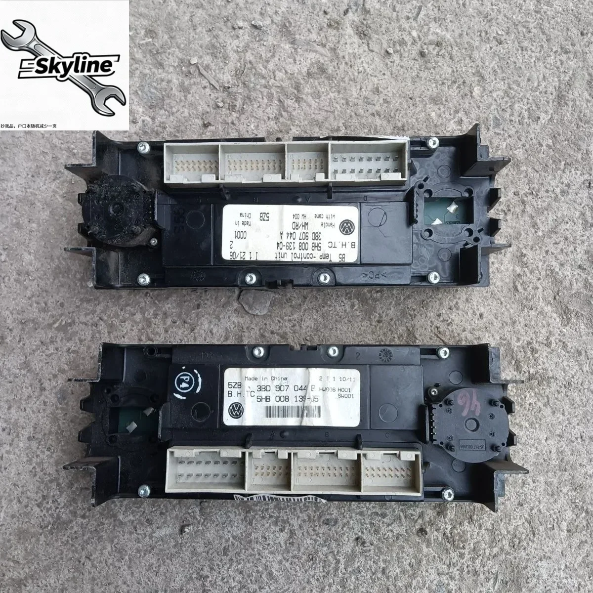 Suitable For VW Golf 4  Bora MK4 Passat B5 Car Original Dismount Used  Automatic A/C Heater Climate Control Panel Unit Switch