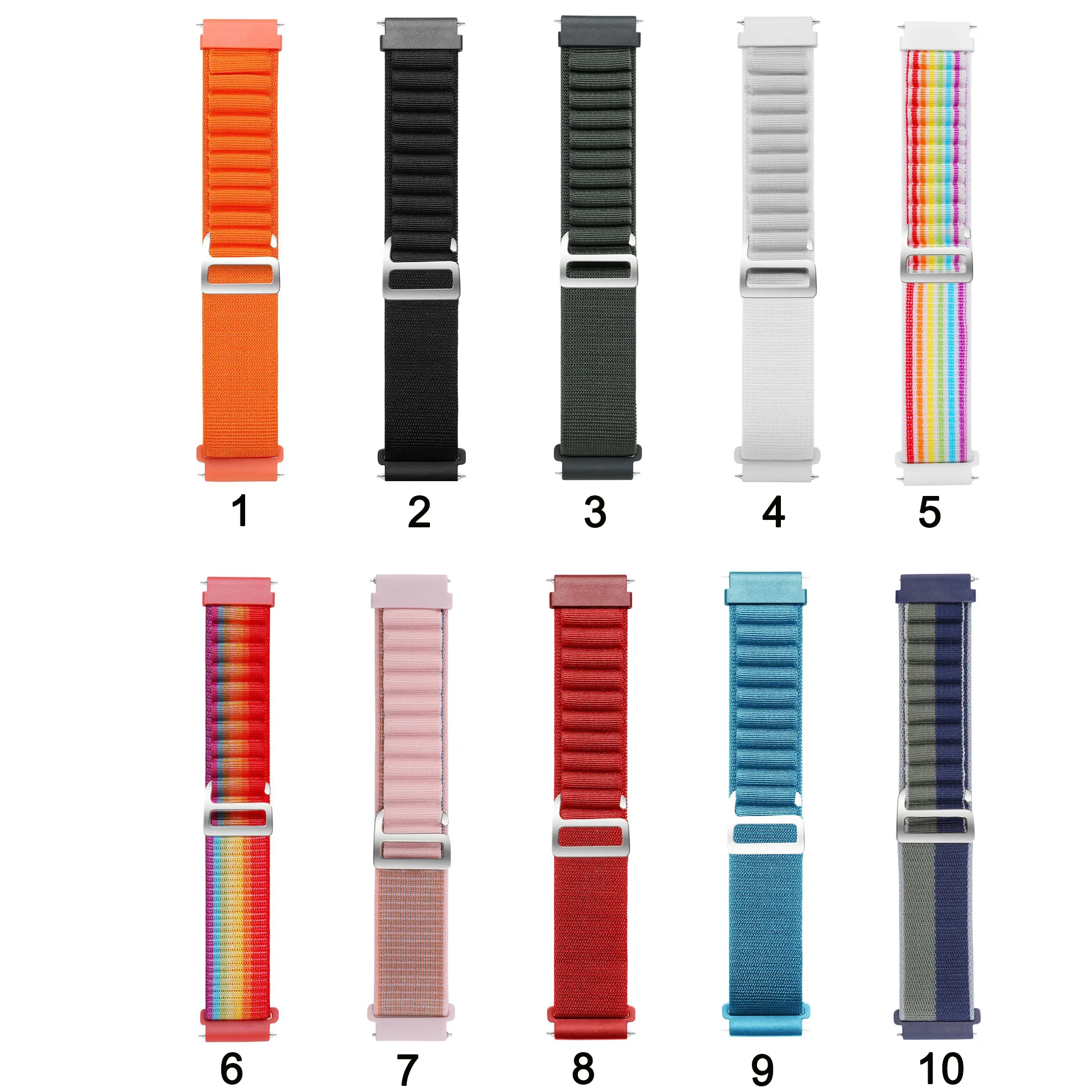 Cinturino ad anello alpino per Huami Amazfit GTS4/GTS4 mini GTS 2E GTS2 mini bracciale in Nylon intrecciato per cinturino amazfit Bip U S lite