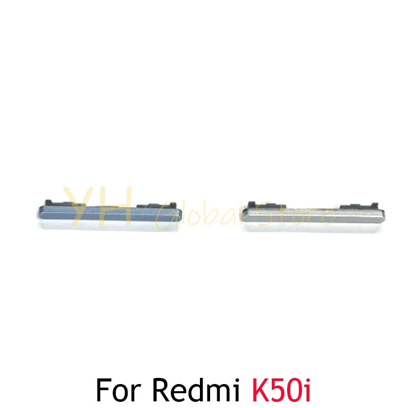 10PCS For Xiaomi Redmi K50i K70 K60 K50 Pro Ultra Power Button ON OFF Volume Up Down Side Button Key Repair Parts