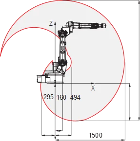 ABB Welding Robot Machine with a Table MIG TIG Laser Welding Plant with Robotics 2 Work Places High Precision Repeatability
