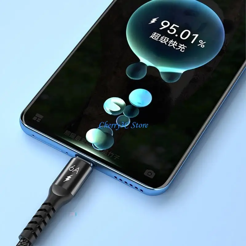 83CE Multi USB C Cable 2 en 1 Cable carga Tipo C múltiple C Cable nylon USB C Cable Nylon USB A hasta doble USB C