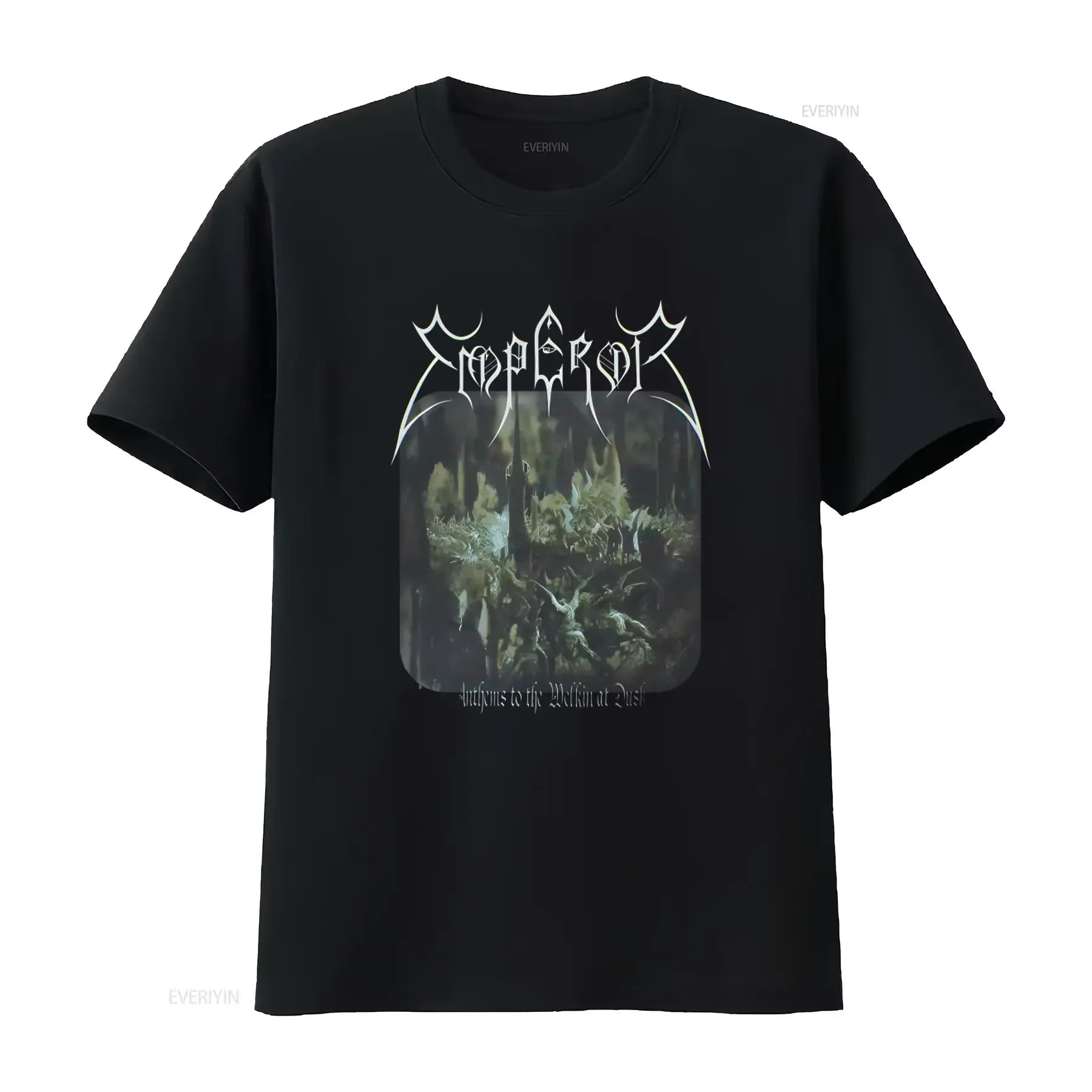 Emperor Anthems to the Welkin at Dusk 2017 Official T Shirt for Men vintage Washed streetwear Casual Unisex
