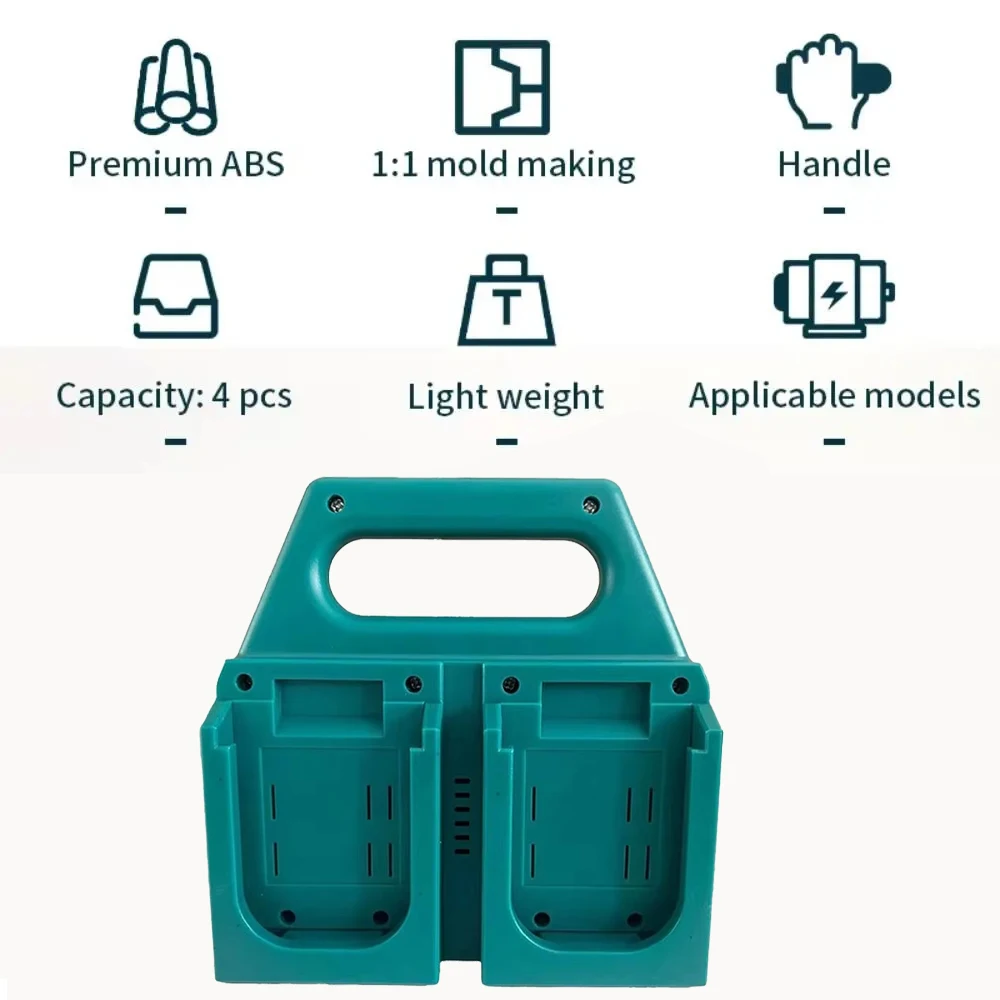 Makita Soporte organizador para baterías con ranuras de transporte - imagen 2