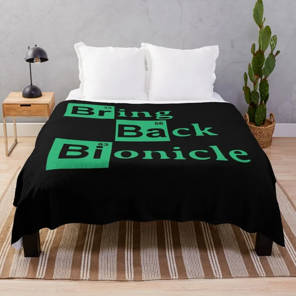 

Bring Back Bionicle Throw Blanket Multi Use Warm Blanket for Living Room Bedroom