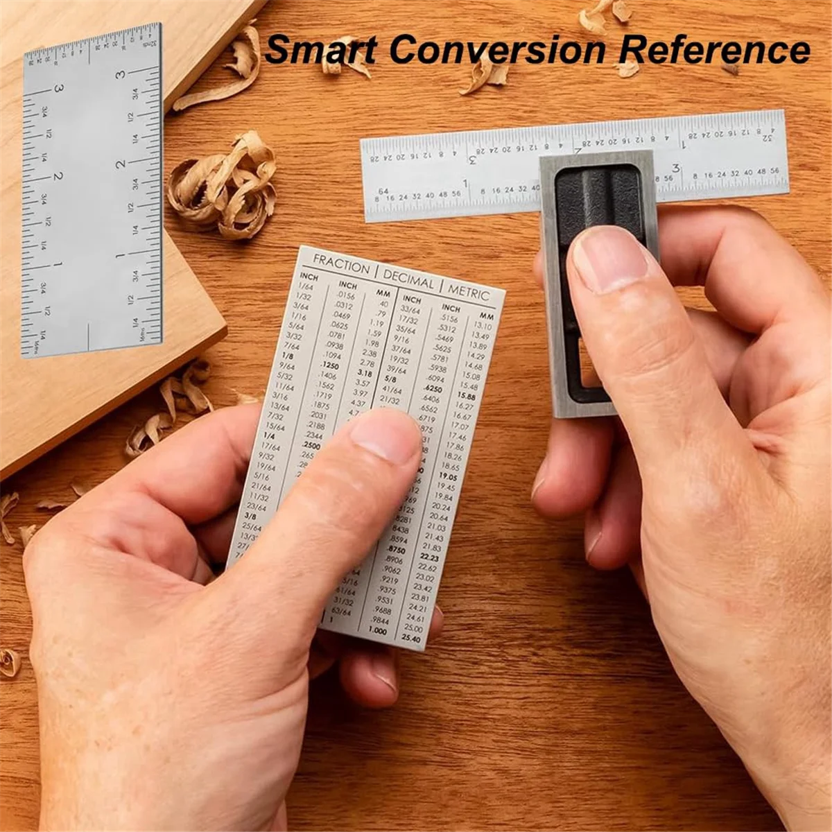 A002 Square Edge Ruler, Woodworker Edge Ruler Stainless Steel Square Edge Ruler, Straight Stair Markings Corner 2PCS
