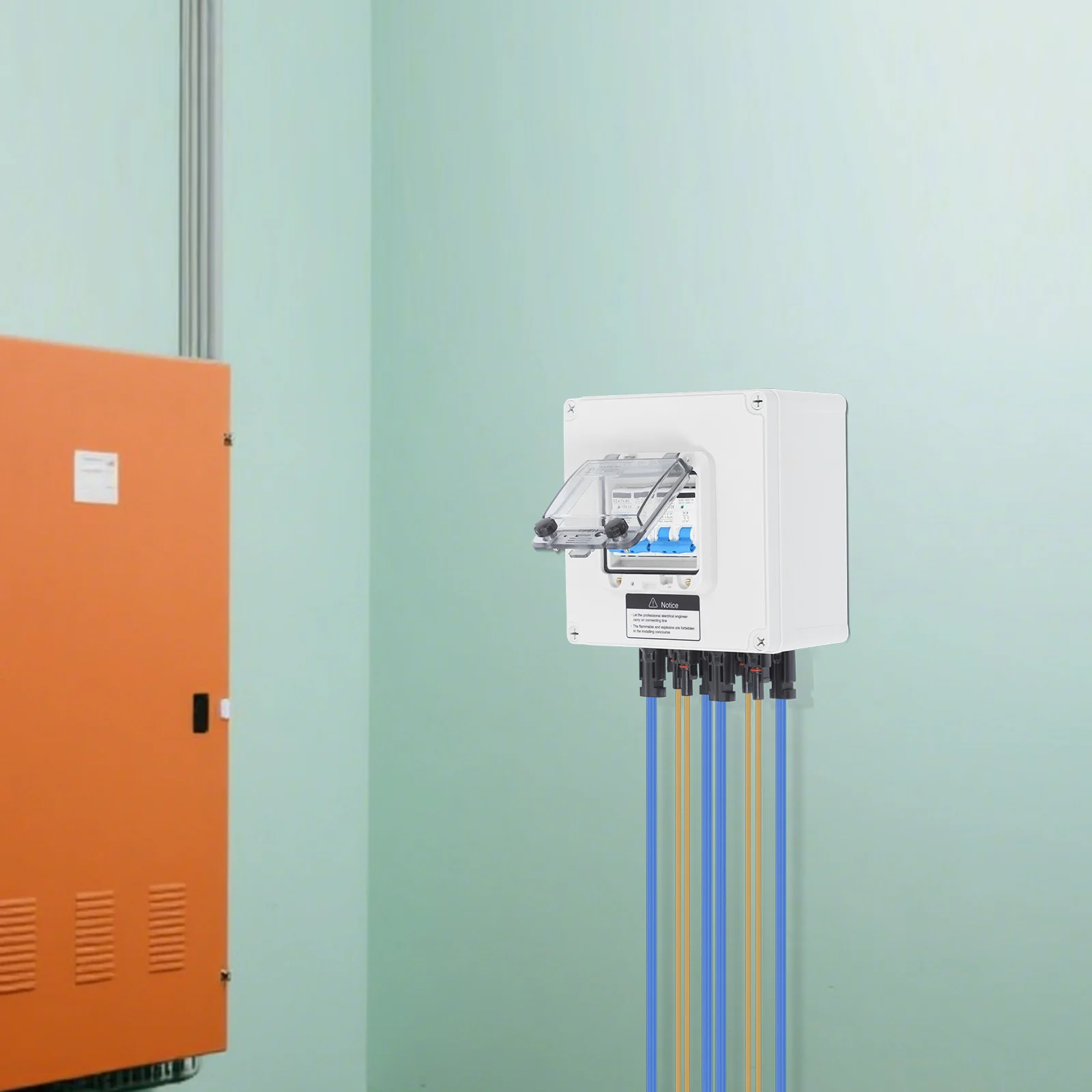 DC 12–400 V PV-Kombinator-Box, 4 Eingänge, 4 Ausgänge, 2 Eingänge, 2 Ausgänge, Solar-Leistungsschalter, IP67 wasserdicht, Flammschutz, Überspannungsschutz – Detail 14