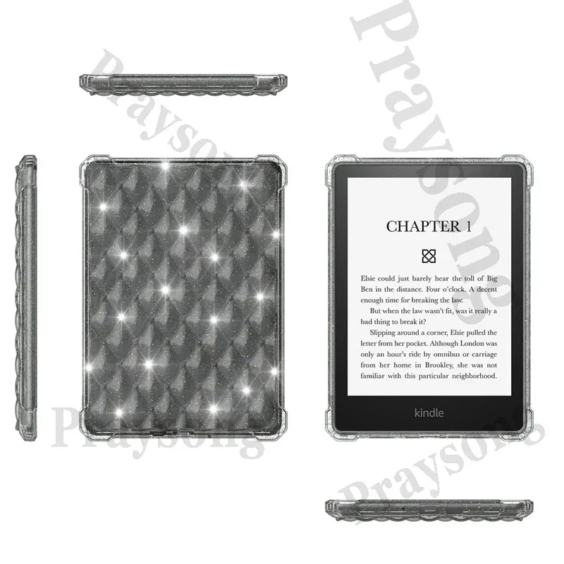 Shining Cover for Kindle Paperwhite 5 Case 6.8 Inch Clear Protection KPW 5 Case for Kindle 11th 2021 Protective PaperWhite Funda