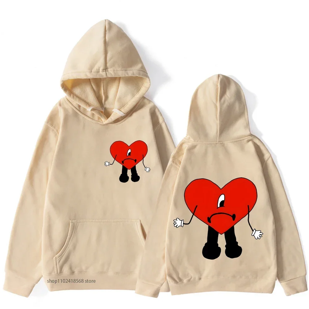 Un Verano Sin Ti Bad Bunny طباعة هوديس ساخن النساء الكنغر حجم كبير بلوزات الجرافيك الهيب هوب القمم موضة الشارع الشهير الرجال #4