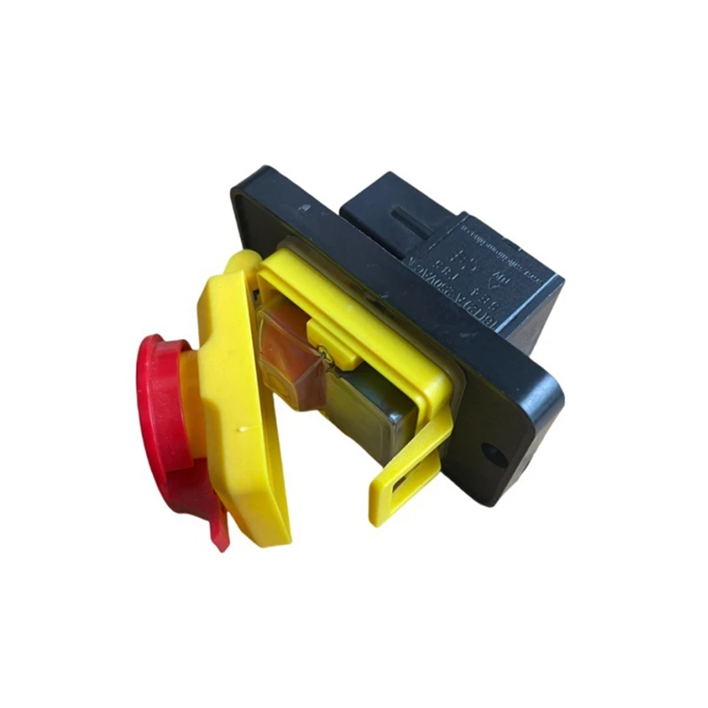 AB15-CK5 AC250V 4-Pin Start Stop No Volt Release مفتاح بـزر دفع مشترك لآلات الخشب والأشغال المعدنية