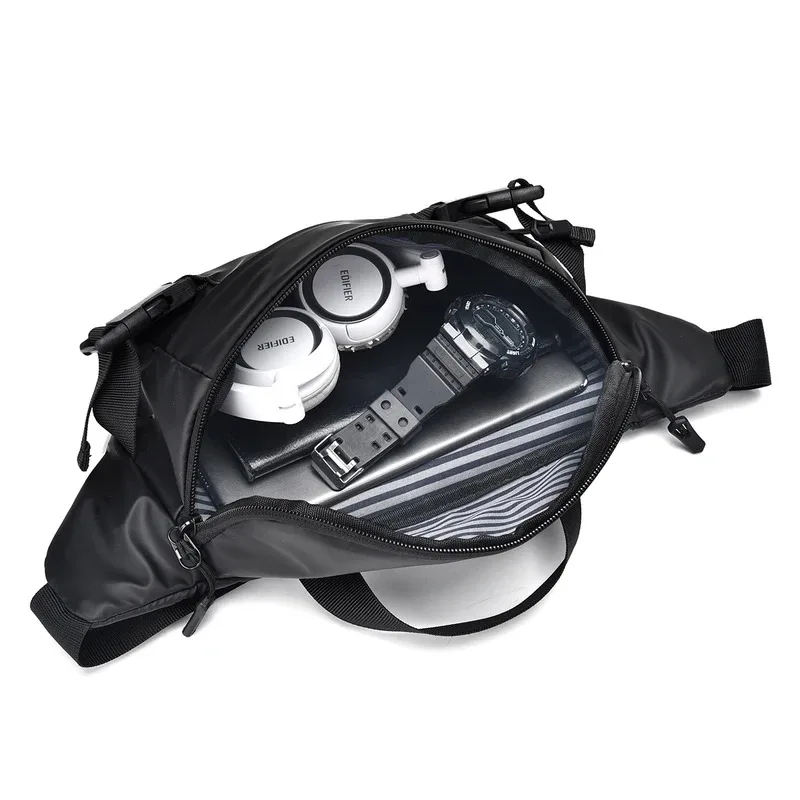 Bolso de pecho multifuncional para hombre, nuevo bolso de mensajero de Color sólido, bolso de hombro portátil versátil, bolso cruzado de gran capacidad