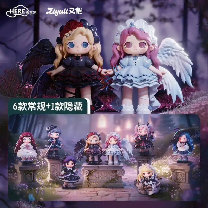 ZIYULI Ghostly Spiritual Power Series Blind Box Guess Bag Mystery Box Spielzeug Puppe Niedliche Anime Figur Desktop Ornamente Sammlung