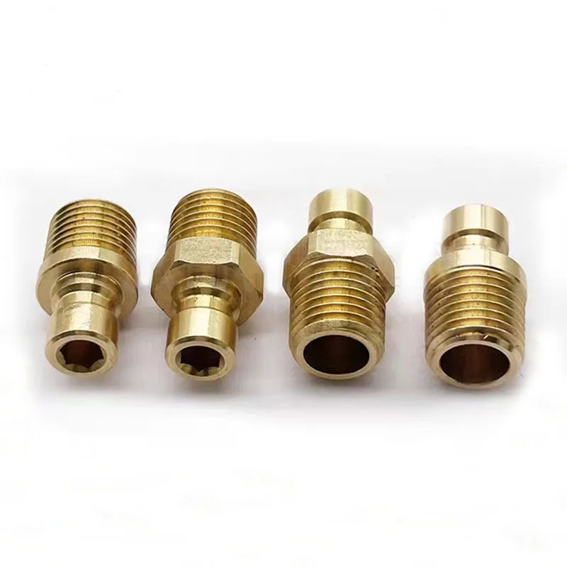 2/10PCS JP Brass Quick Connector NPT Male Plug Mold Cooling Water Nozzle Joint Coupling for Injection Machine
