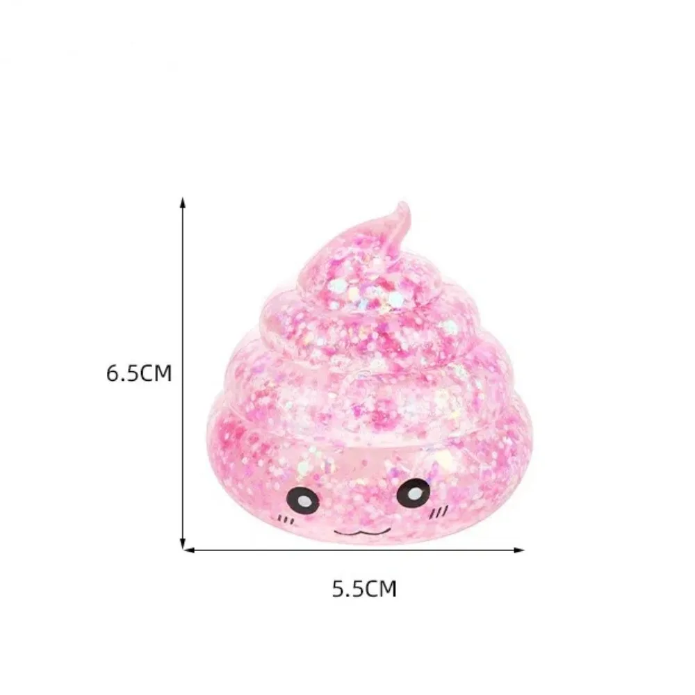 Magia lento rebote poo maltose pitada blingbling presente poo squeeze brinquedo macio brinquedo de descompressão