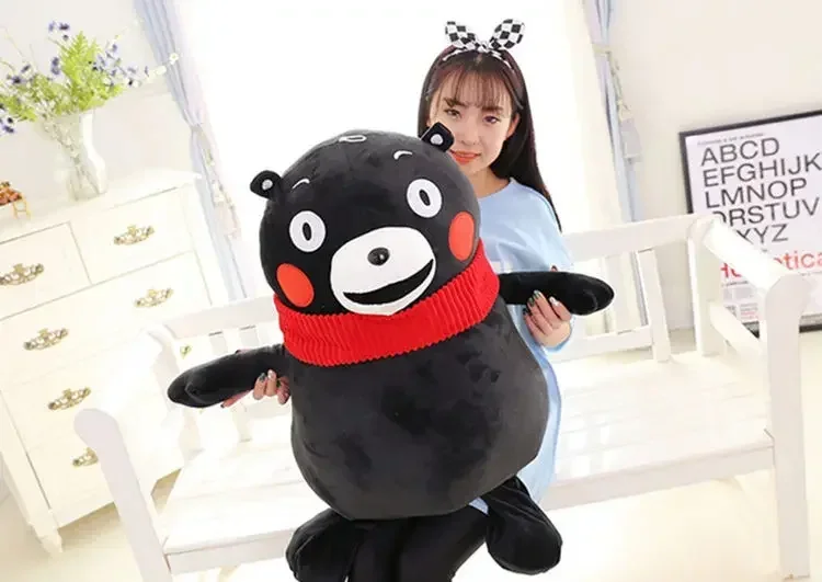 [Lucu] Mainan Mewah Beruang Jepang Karakter Kumamon 100Cm Boneka Bantal Lucu Hanya Penutup (Tanpa Isi) dengan Ritsleting Hadiah Anak-anak