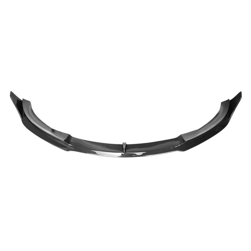 Dry Carbon Fiber V style Front Lip Trim Exterior Bumper Splitter Protect Cover For Model 3 Glossy Black Rear Front Bumper Lip