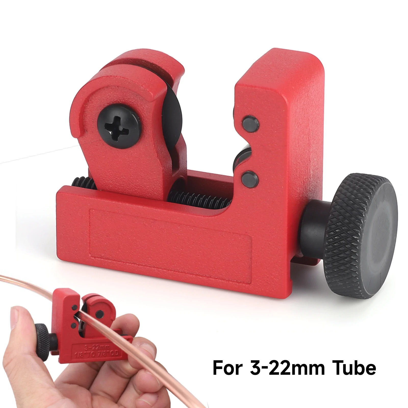 

3-22mm Small Copper Pipe Cutter Arrow Cutter Pipe Cutter Light Zinc Alloy Metal Pipe Cutter Pipe Cutter V2 1/8inch to 7/8Inch