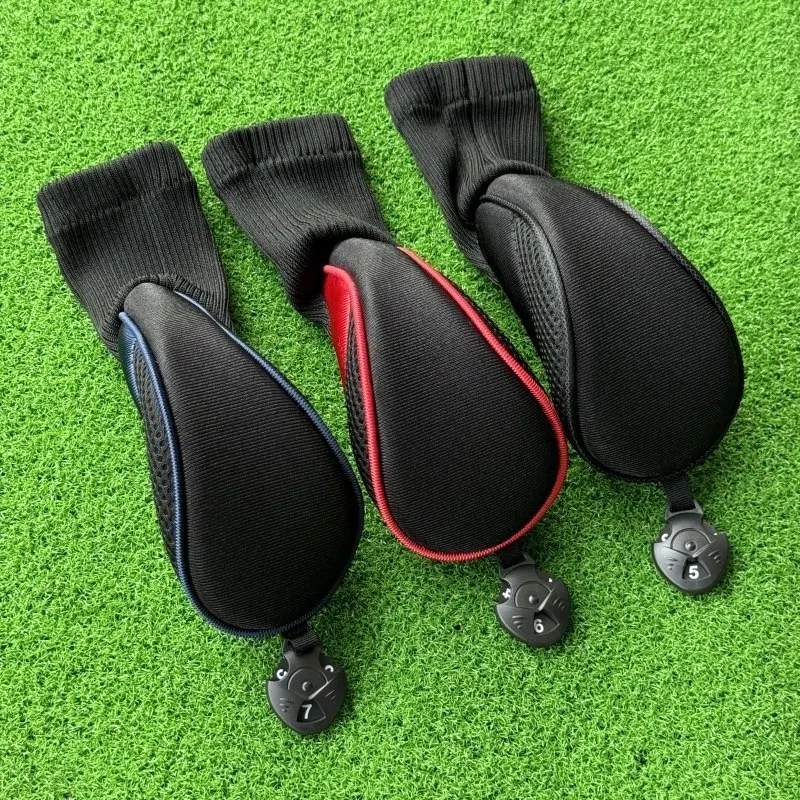 قطعتان من غطاء رأس الجولف الهجين الناعم لنادي الجولف أغطية رأس UT أغطية رأس الجولف باللون الأسود