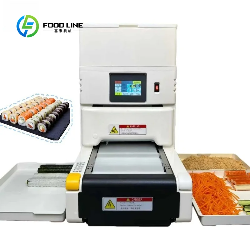 customized automatic sushi rice laying machine nori sushi sheet forming machine memory function for commercial sushi bar kitchen