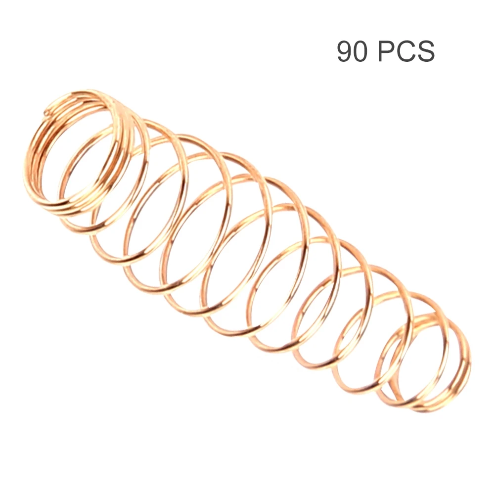 Brass Coil Spring For Upright Piano Repair Part Instrument Accessories Set of 90