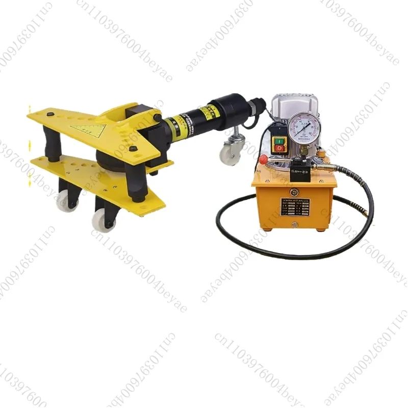 Dobladora de tubos eléctricos hidráulicos duraderos de 2 pulgadas, mantenimiento de equipos agrícolas semiautomáticos, rodamientos de acero de 220V
