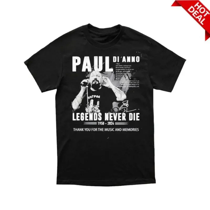 Paul Di Äôanno Heavy Metal Rip Thank For The Memories T Shirt