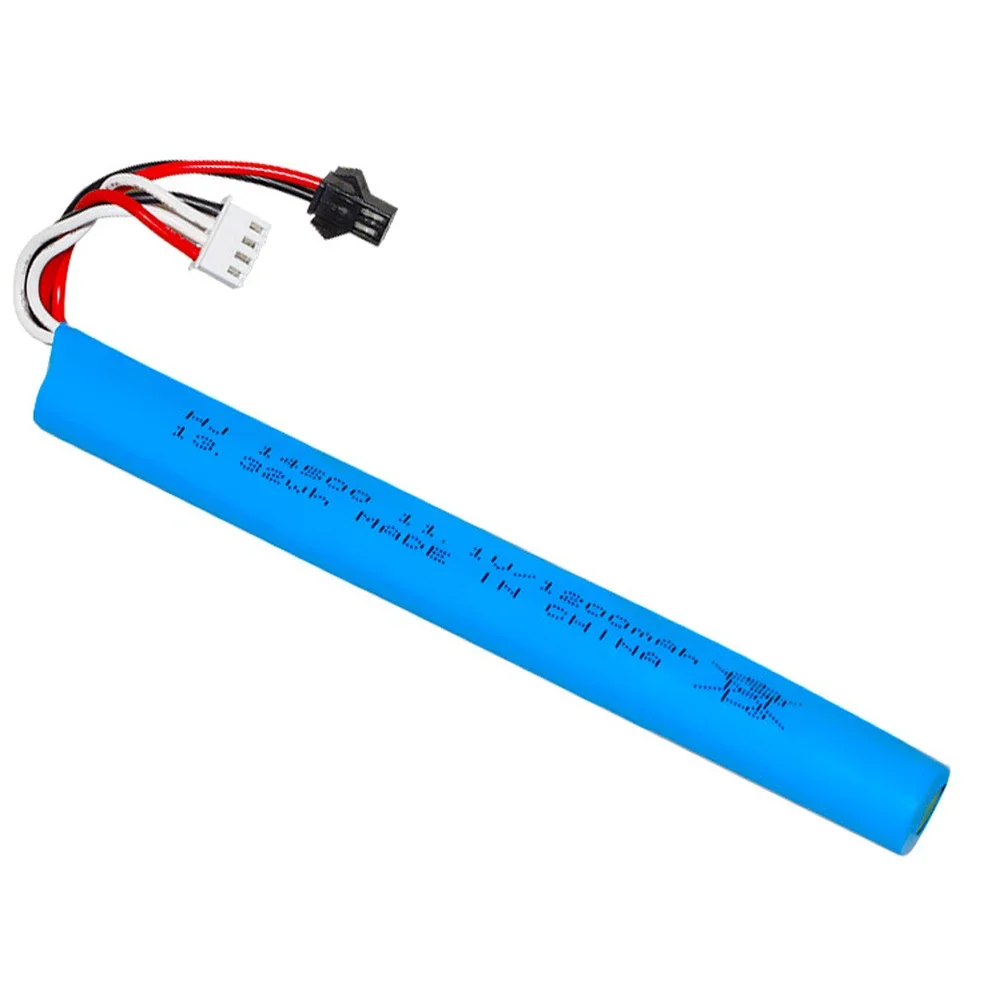 11.1V 1200mAh 10C 14500 Li-ion battery SM plug and charger for Electric water Gel Ball Blaster Toys Pisto Air Gun toys accessory