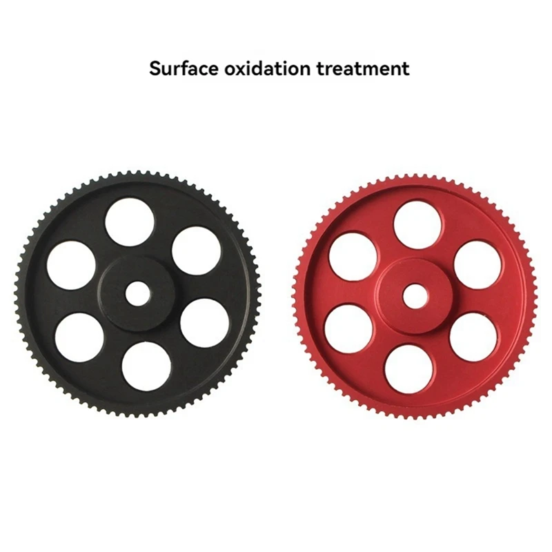 2Pcs 80Teeth 2GT C Kit 2GT Timing Pulley Bore 5Mm 2MGT Synchronous Belt Width 9/10Mm 80T For Voron 2.4