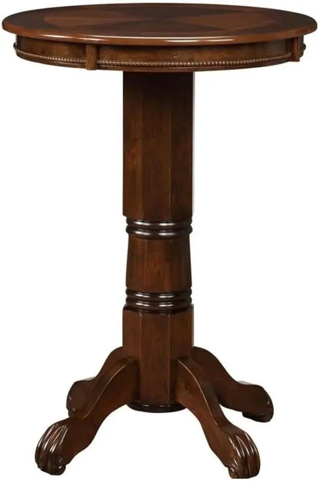 Meja Pub Florence, tinggi 42 inci, Cappuccino