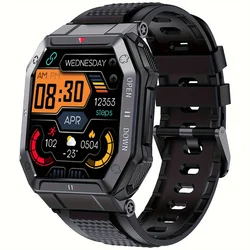 Smart Watch K55 Outdoor Sports Bluetooth Call All Day Health Monitoring Heart Rate Blood Pressure New Wrist Watch