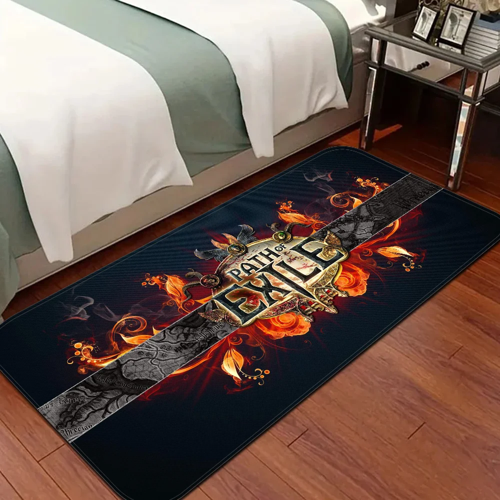 Path Of Exile Door Mat Anti-slip Absorb Water Long Strip Cushion Bedroon Mat Bedside Mats