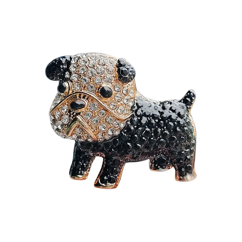 Shar pei dog Brooch Pins Enamel animal Shar pei Brooches New Year Designer Jewelry Gift