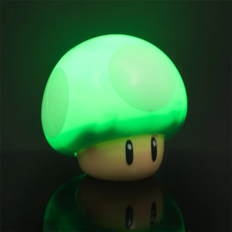 Super Mario Voice Control USB Small Night Light Color Changing Mobile Doll Toy Table Light Bedroom Sensing Night Light Kids Gift