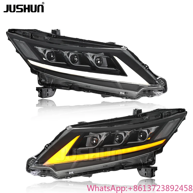 

JUSHUN LED Headlight for Honda Odyssey 2015-2021 DRL Xenon Headlight Car Styling Auto Accessories 6000k Color