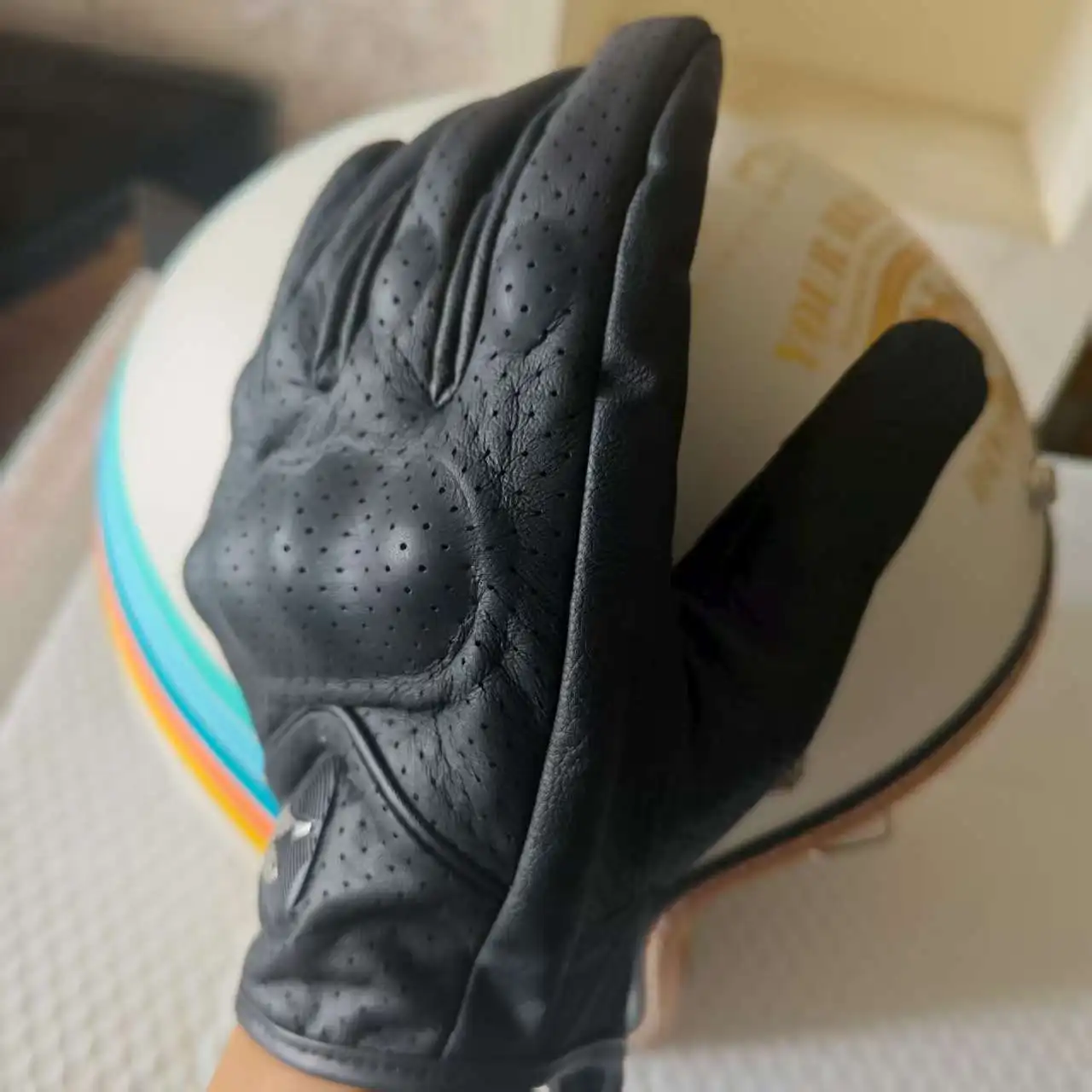 

Летние дышащие перчатки для мотоциклистов, противоскользящие перчатки для мотокросса с полным пальцем, нескользящие перчатки с сенсорным экраном для мужчин и женщин