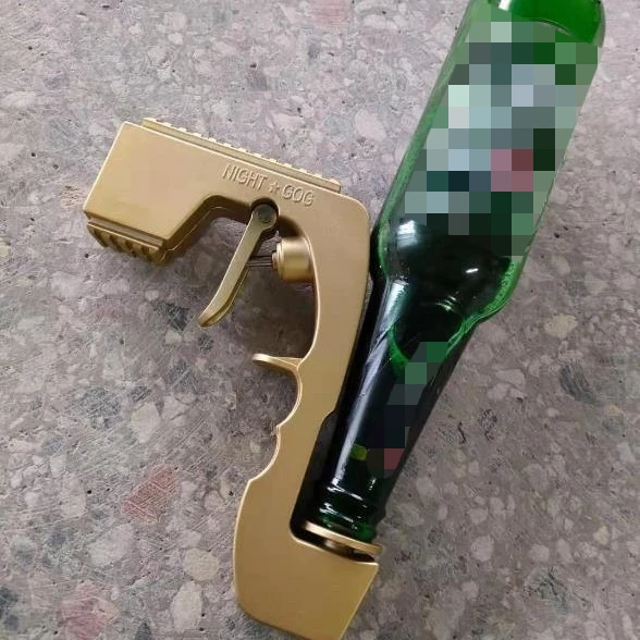 Hot Sale 2nd Generation Alloy Champagne Spray Gun Beer Gun Wine Ejector Drinking Accessories For Events & Celebrations