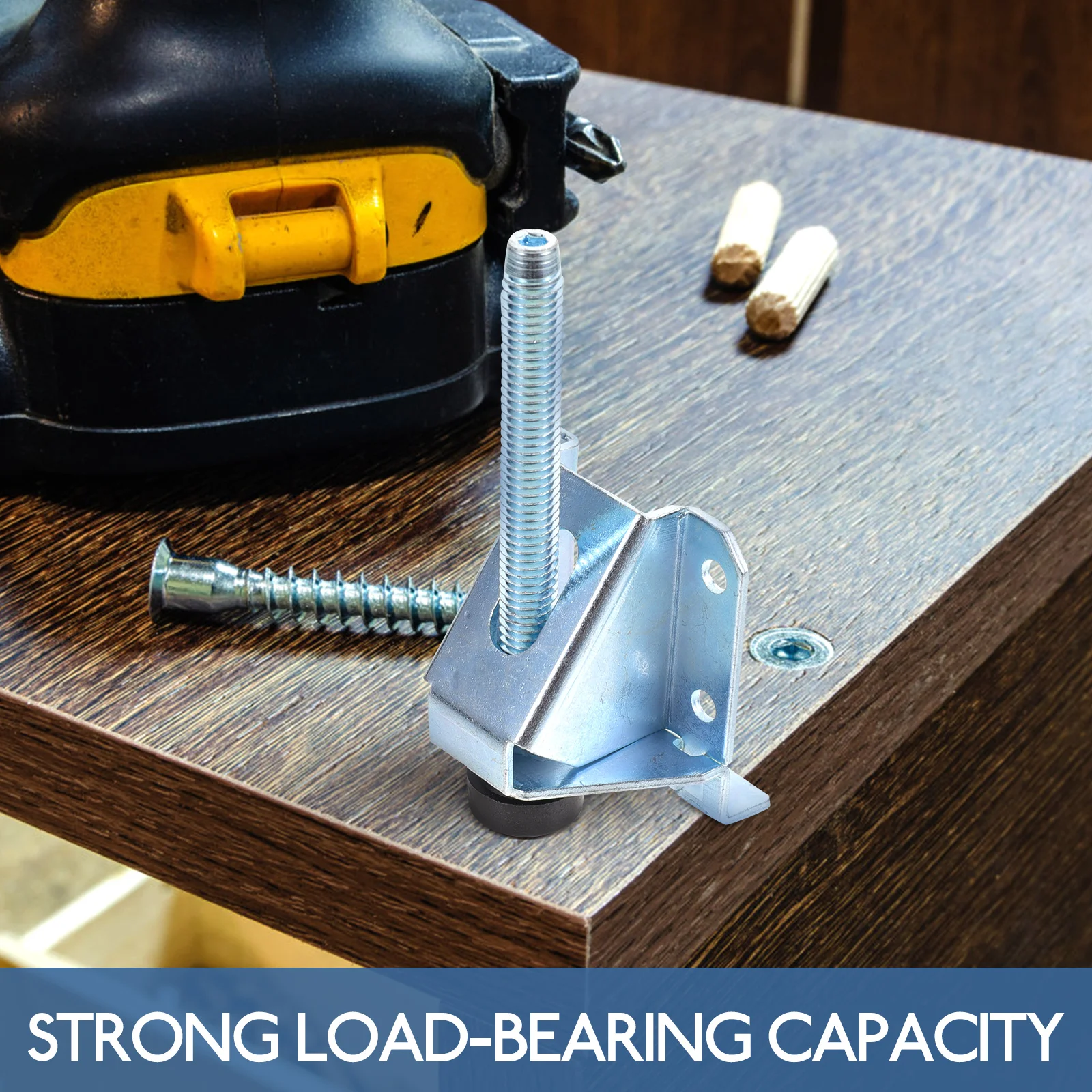 

4pcs Adjustable Furniture Feet Heavy Duty Leveling Feet for Bed Sofa Inch Height Support Durable