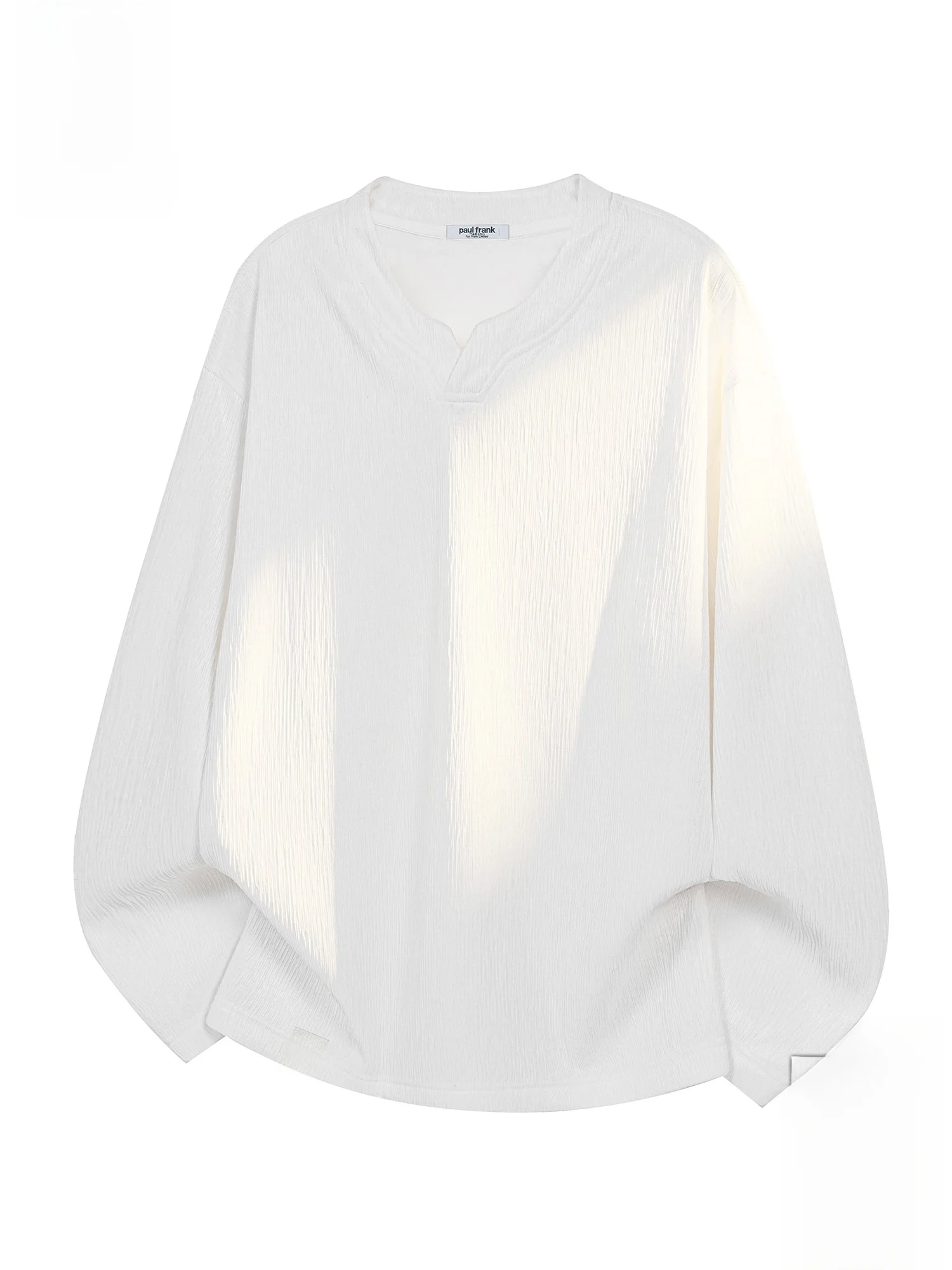 

PaulFrank Long Sve V Ne T irt Men's Casual Loose Bot Color Spring New Sle Polyester Fiber Comfortable Slimming