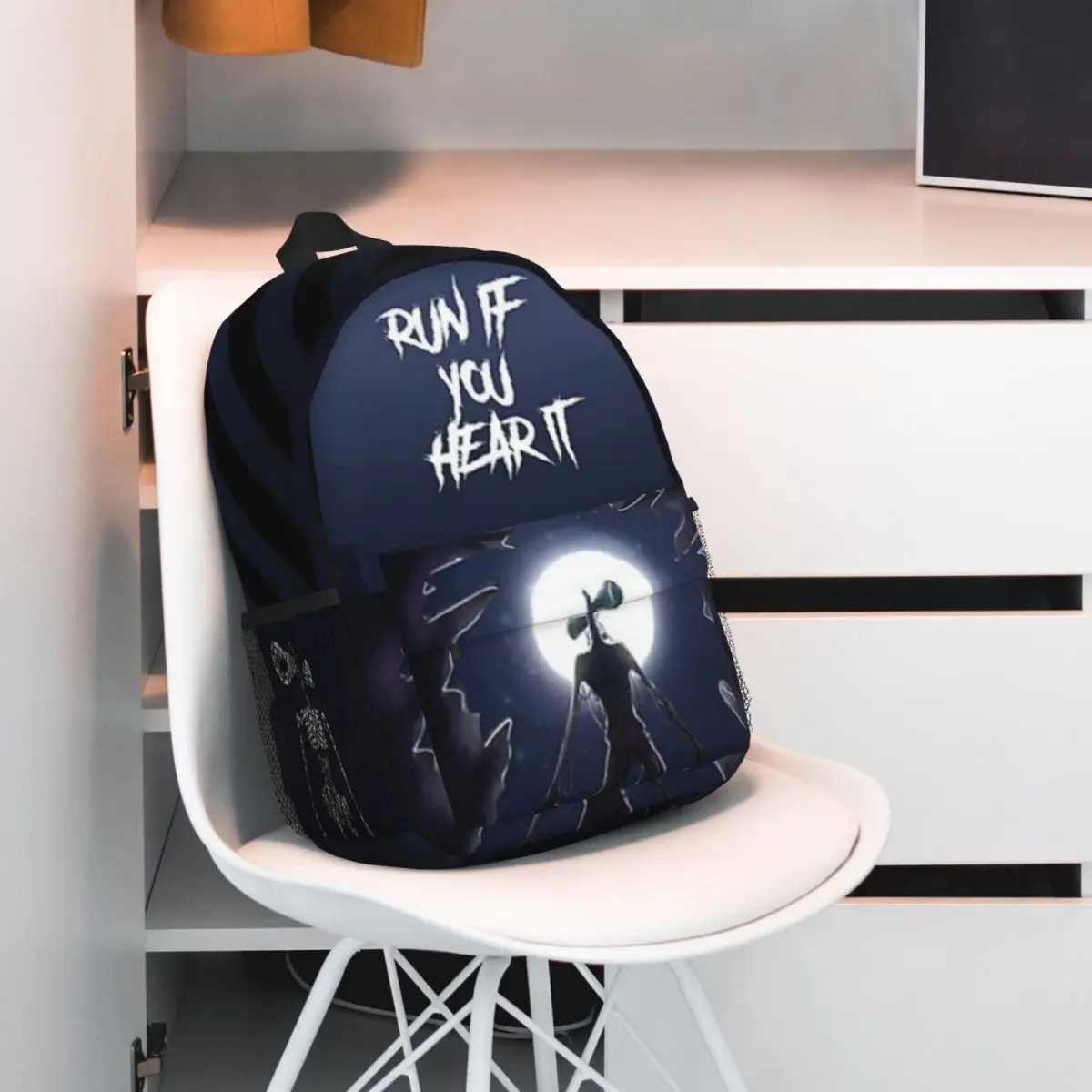 Siren Head For Girls Boys Large Capacity Student Backpack Lightweight waterproof Backpack 15inch