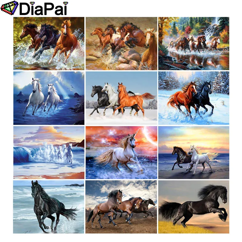 DIAPAI 5D DIY Diamond Painting 100% Full Square/Round Drill 