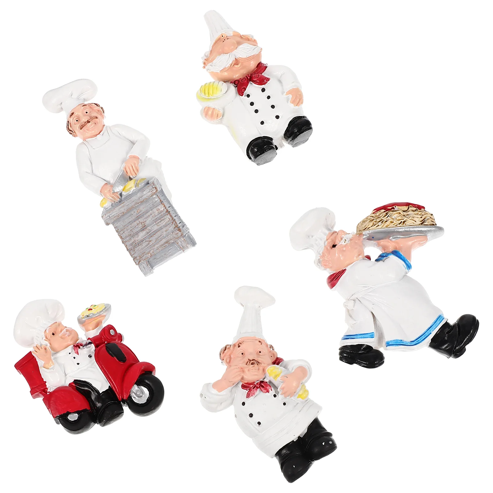 

Magnetic Chef Fridge Nail Stickers Shaped Magnets Decorations Office Refrigerators