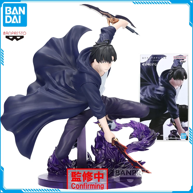 

Genuine BANDAI BANPRESTO TV Anime Solo Leveling ESPRESTO-Excite Motions-vol.1 Sung Jinwoo PVC Action Figure Collection Model Toy